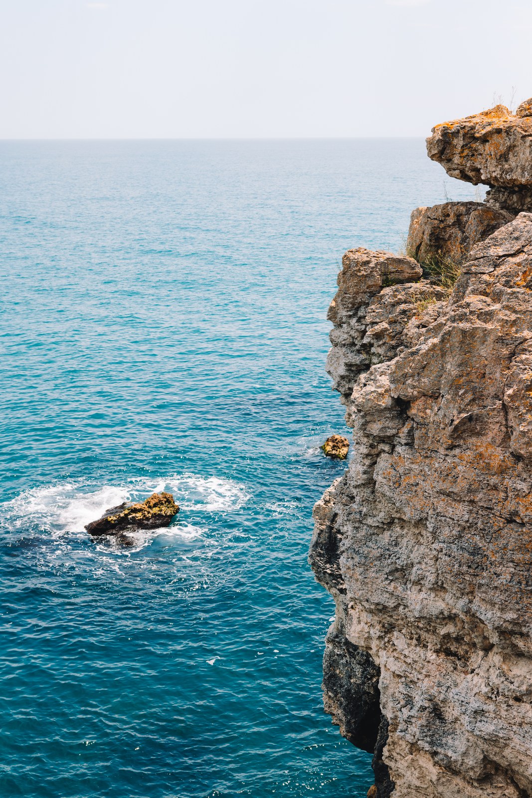 Cliffs above the sea